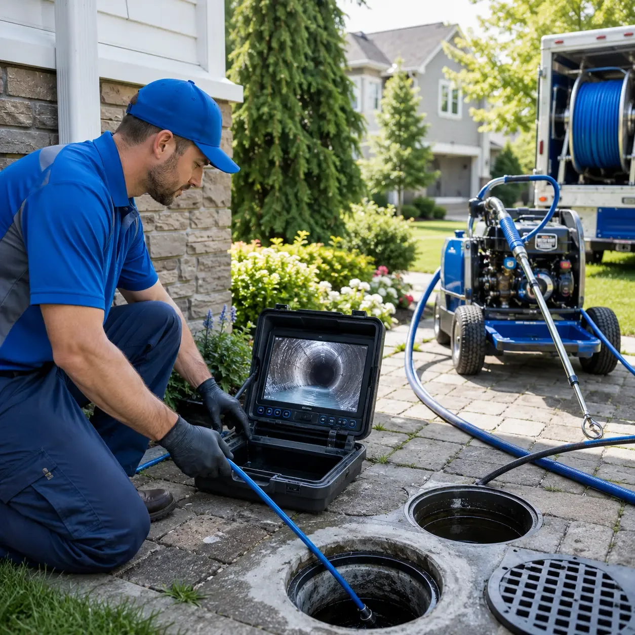 Outdoor drain cleaning professionals serving Temperanceville, VA